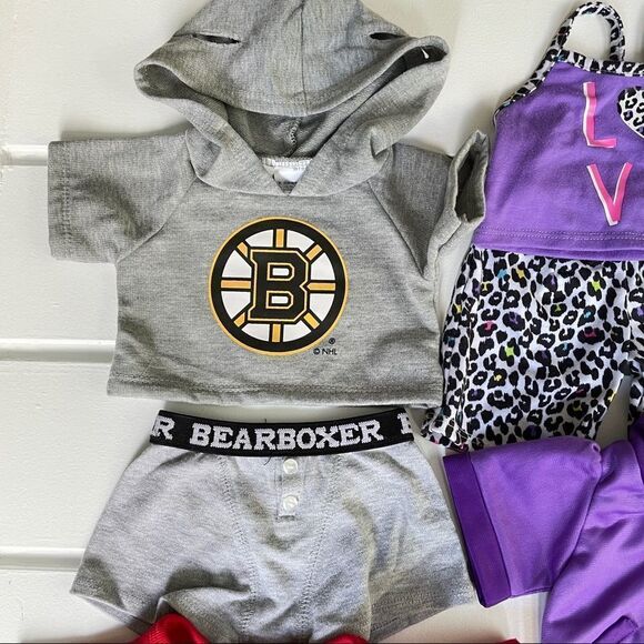 Build-A-Bear Clothing Lot of 15 Items Stuffed Animal Tops, Bottoms, and Shoes - Picture 12 of 12